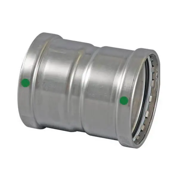 Viega 80295 2-1/2 ProPress 316 Stainless Steel XL Coupling w/ EPDM Seal