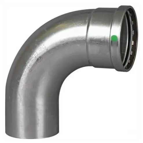 Viega 80530 4 Press x CTS ProPress XL Stainless Steel 90-Degree Street Elbow