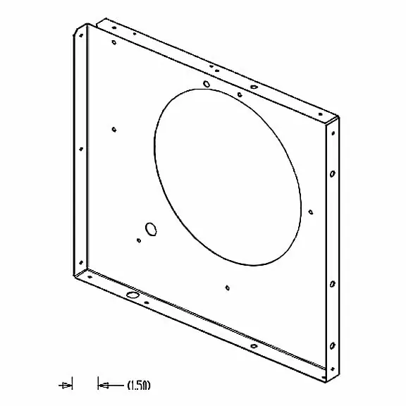 Trane SUP4447 Right Hand Fan Support