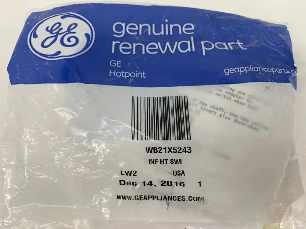 General Electric WB21X5243 Range Stove Burner Infinite Switch