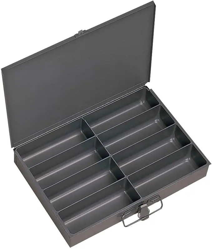 DURHAM MFG COMPANY 202-95/PK.OF6 TMS 24 COMPARTMENT METAL BOX