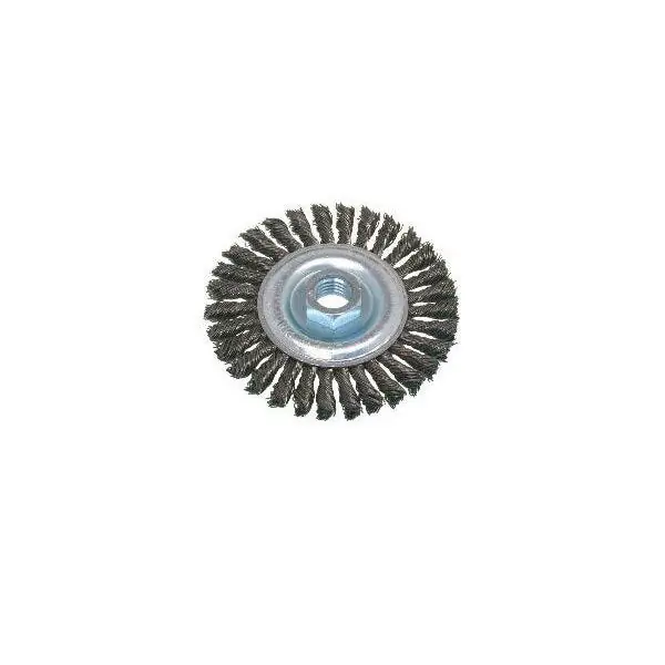 Osborn 99093 Cable Knot Wire Wheel 4 in Diameter 5/8-11 NC AH