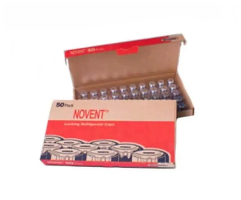 Rectorseal RECT-86693 Novent Silver Uni Cap 1/4 Inch Thread 50-Pack