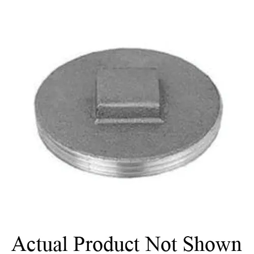 Sioux Chief 876-15 Raised Square Head Cleanout Flush Plug, Brass, Domestic