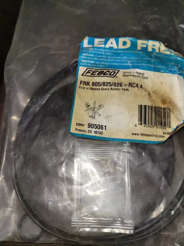 Febco 905061 4 in. Check Rubber Valve Repair Kit F905061