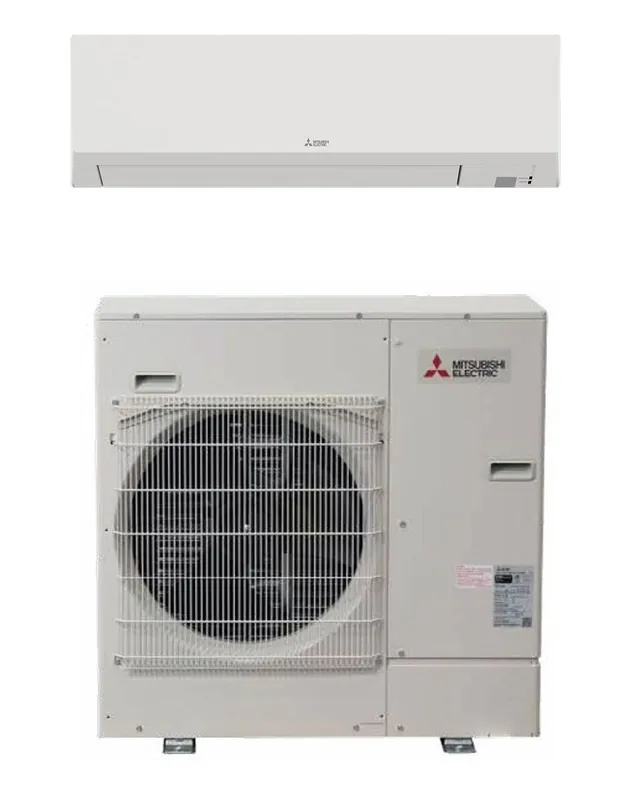 MITSUBISHI ELECTRIC UNIVERSAL SINGLE-ZONE HEAT-PUMP  SYSTEMS PUZ-AK12NL+PKA-AL12NL - BTU 12000 - SEER 21.1 - R454B