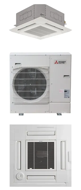 MITSUBISHI ELECTRIC UNIVERSAL SINGLE-ZONE HEAT-PUMP  SYSTEMS PUZ-AK36NL+PLA-AE36NL+PLP-41EAEU - BTU 36000 - SEER 23.3 - R454B