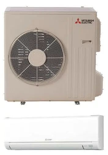 MITSUBISHI ELECTRIC Single-Zone Bundle MSZ-GS12NA-U1+MUZ-GS12NA-U1 - BTU 14400 - SEER 23.1 - R410A