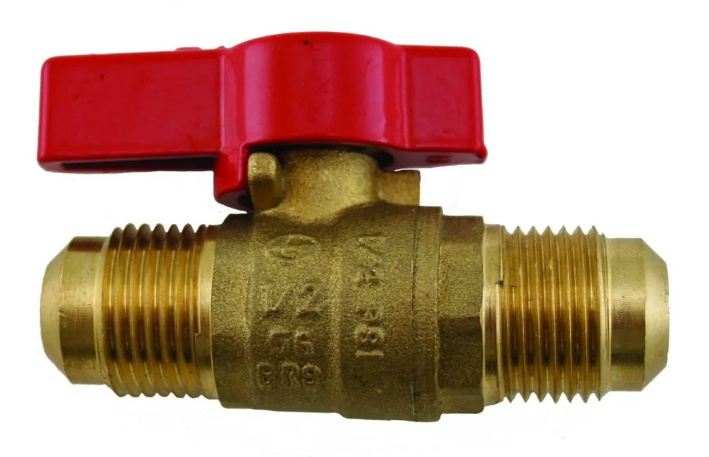 JONES STEPHENS B67106 1/2 FL X 1/2 FL BRASS GAS BALL VALVE