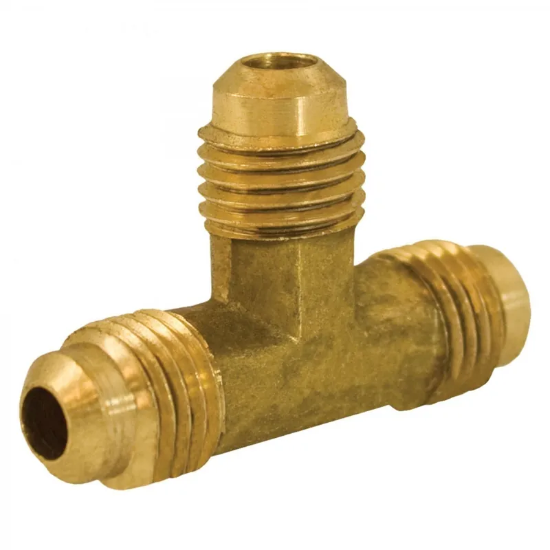Jones Stephens F40039 (44-886) 1/2 x 3/8 Brass Reducing Flare Tee