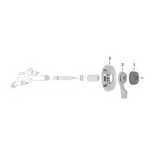Brasscraft SKD0210 Mixet Single Handle Tub/Shower Trim Kit Replacement MPN