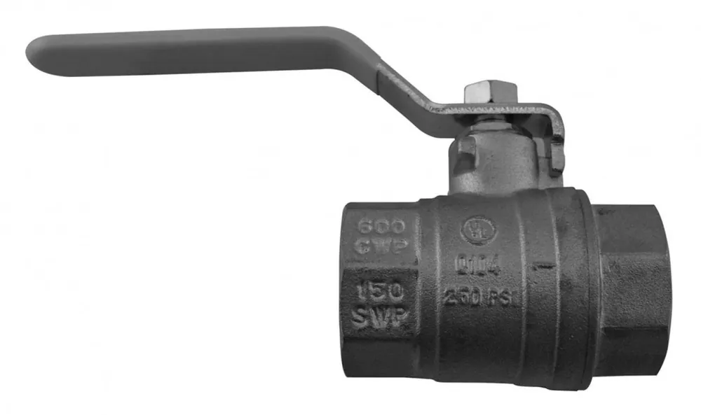 Jones Stephens B67204 1 1/4 Threaded Brass Ball Valve