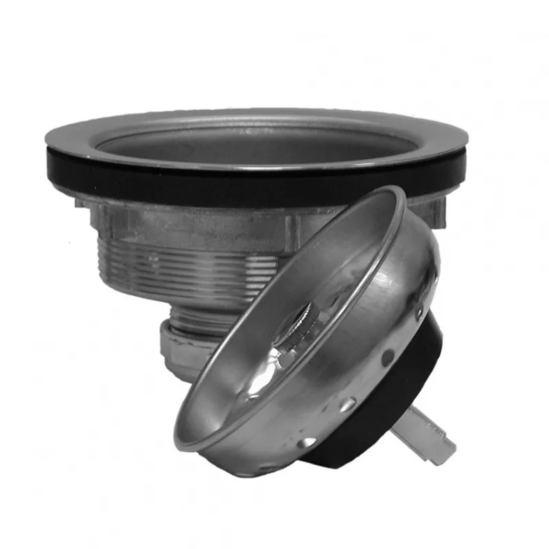 JONES STEPHENS S14251 SS DUO BASKET STRAINER POST STYLE