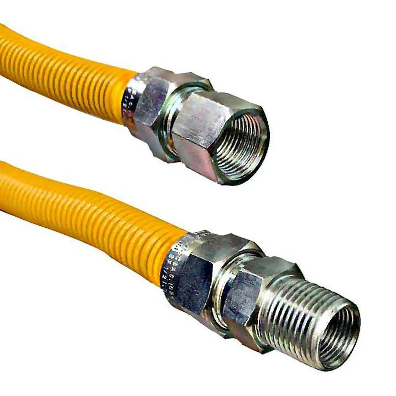 Jones Stephens G71157 3/4 x 48 in. FIPS Gas Connector with Fitting in Yellow