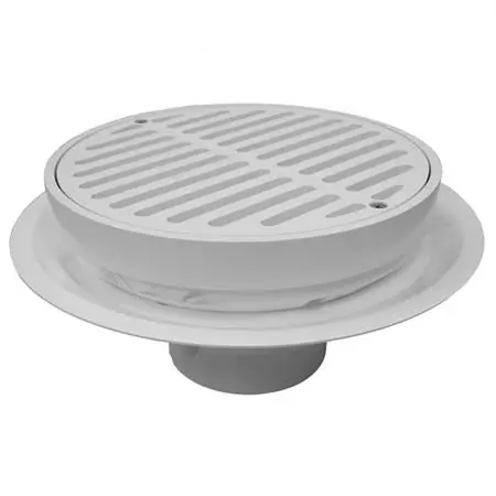 JONES STEPHENS D50182 4 PVC HD TRAF DRN W/PVC FULL GRATE & SB