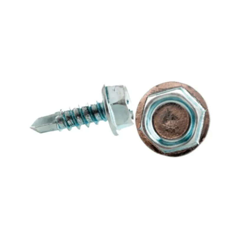 Minerallac 79024J 10-16 x 1-1/2 Tek Screw, Hex Washer Head, Zinc Plated