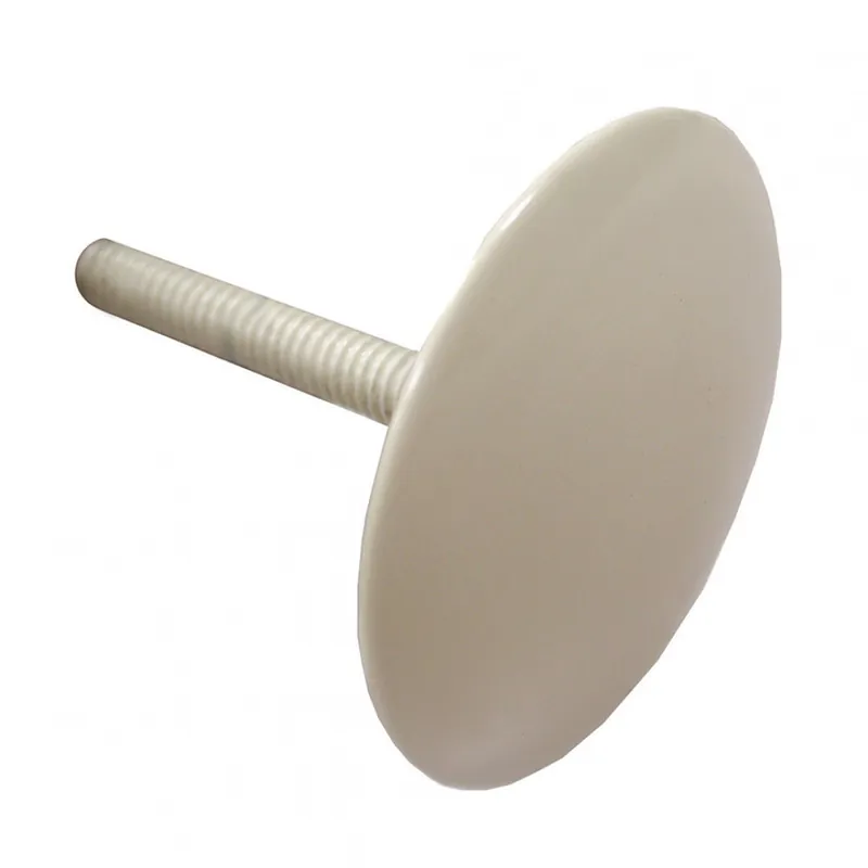 Jones Stephens B1020AL 1-3/4 OD Sink Hole Cover w/ Wing Nut Almond