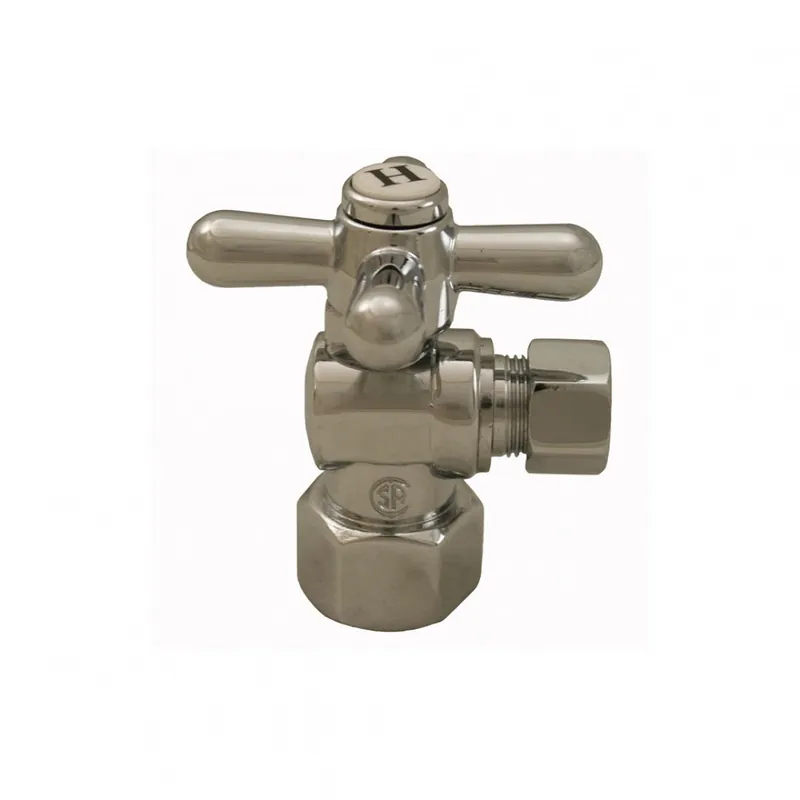 Jones Stephens S42021 1/2FIP X 3/8OD X-HDL Angle Stop Chrome