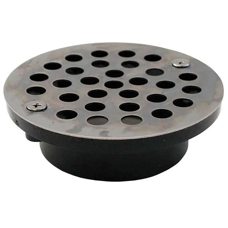 Jones Stephens D54301 2 x 3 in. General Purpose ABS Drain with 4-1/4 in. Stainless Steel Round Strainer