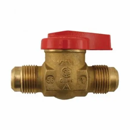 JONES STEPHENS B68058 5/8 FL X 5/8 FL LVR HDL GAS BALL VALVE