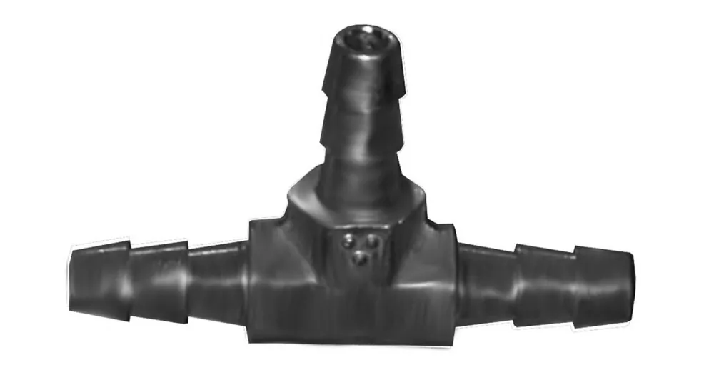 JONES STEPHENS G24004 1/4 ID BRASS HOSE BARB TEE