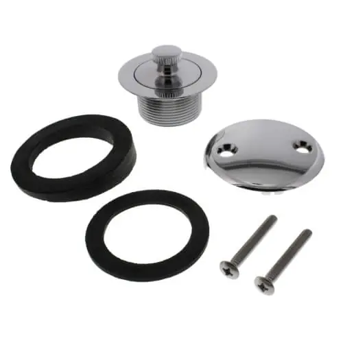 Jones Stephens B07114S Standard Bath Waste & 2-Hole Overflow Half Kit (ABS)