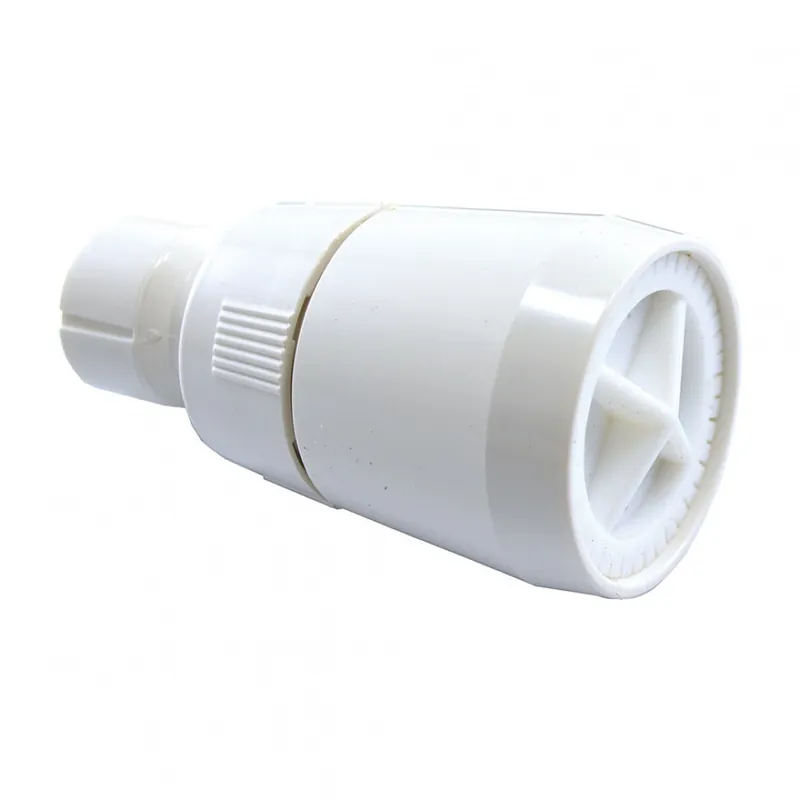 Jones Stephens S01002 2 White Shower Head w/ Plastic Ball 2.5 GPM SHW-200