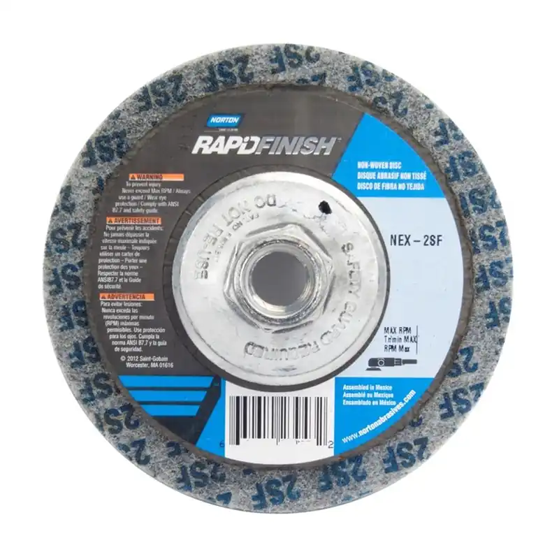Norton 66261020546 Vortex Rapid Blend Type 27 Depressed Center Non-Woven Wheel