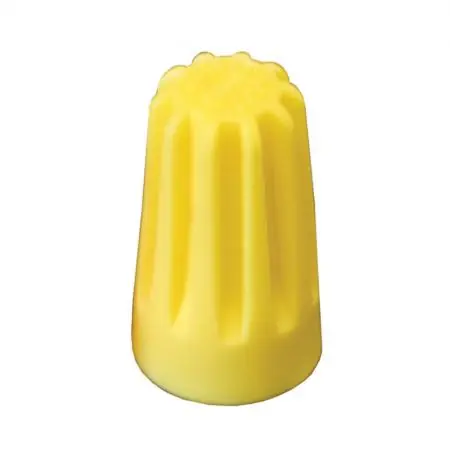 Jones Stephens E25128 Yellow Screw On Wire Connector (100 Per Clamshell)