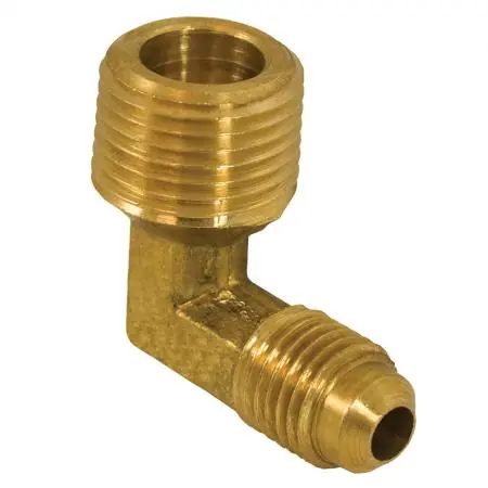 Jones Stephens F40089 (49-68) 3/8FL X 1/2MIP Brass Elbow
