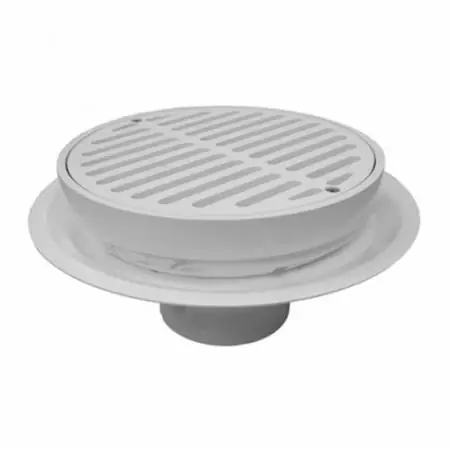 JONES STEPHENS D50180 3 PVC HD TRAF DRN W/PVC FULL GRATE & SB