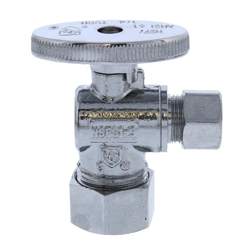 Jones Stephens S10311 5/8 x 3/8 in. OD Compression Oval Angle Supply Stop Valve