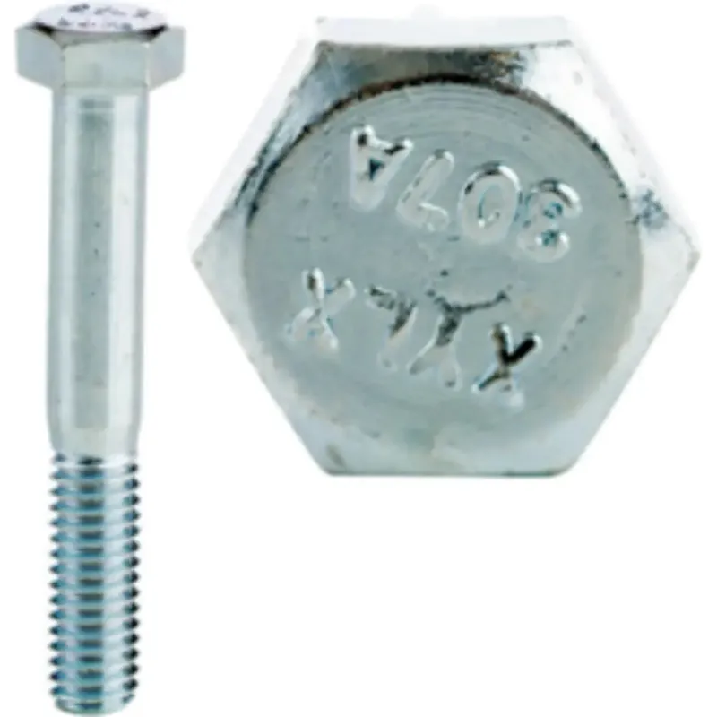 Minerallac 55420J Cap Screw (Bolt) Hex Head Grade 2 Zinc Plated