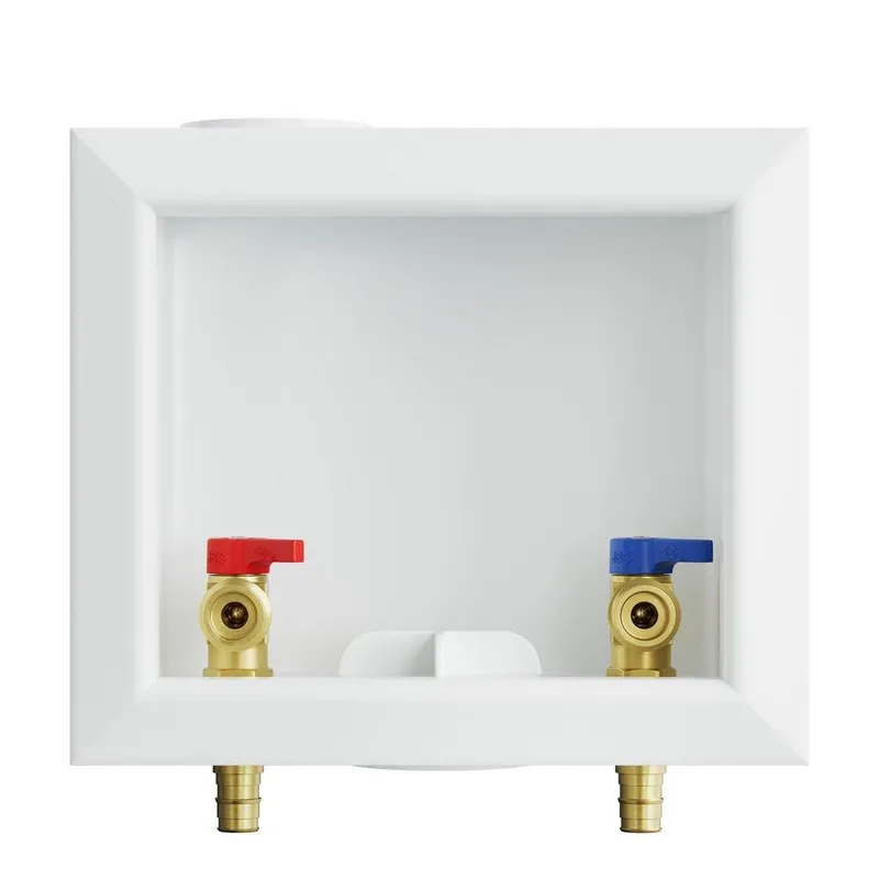 Jones Stephens B05944 Washing Machine Wirsbo PEX Supply Box with Center Outlet and 1/2 in. F1960 Connection
