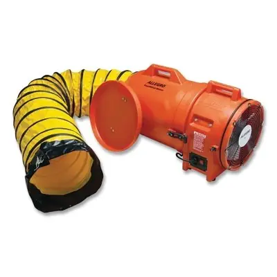 Allegro 9543-15 Axial AC Plastic Blower 1 hp 12 in Blower w/Canister and 15 ft Ducting