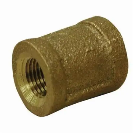 Jones Stephens B74123LF 3/8 Bronze Coupling (Lead Free)