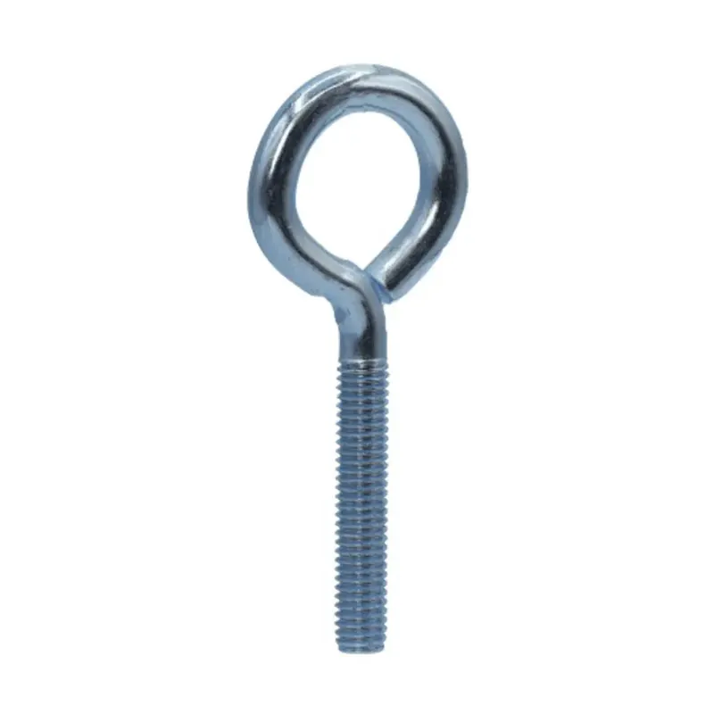 Minerallac 64132J 1/4 x 2 Eye Bolt, With Hex Nuts, Zinc Plated