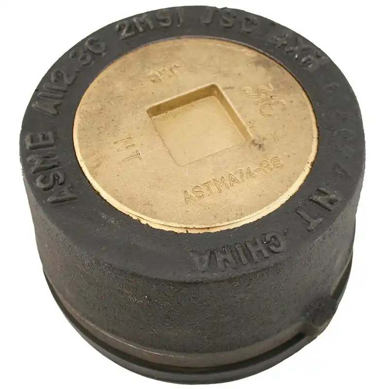 Jones Stephens C36134 4 in. Push Cast Iron Cleanout