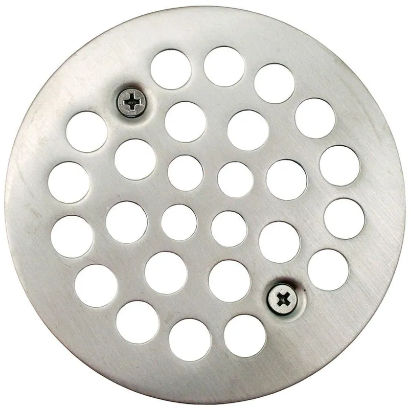 Jones Stephens D4110BN Round Strainer with Screw in Brushed Nickel