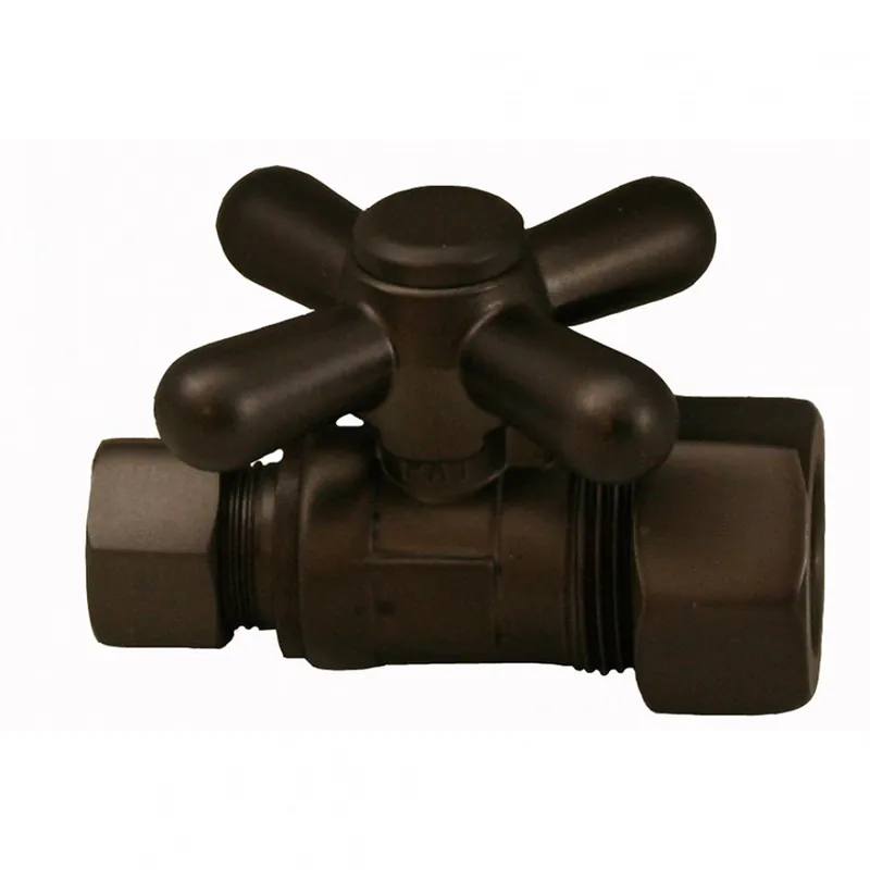 JONES STEPHENS S4303RB 5/8OD X 3/8OD X-HDL STR STOP OIL-RUB-BZ