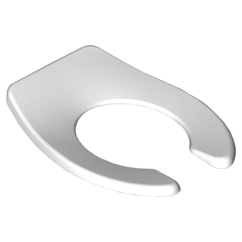 Jones Stephens C100BBSSCAM0 Comfort Round Open Front Less Cover Toilet Seat in White