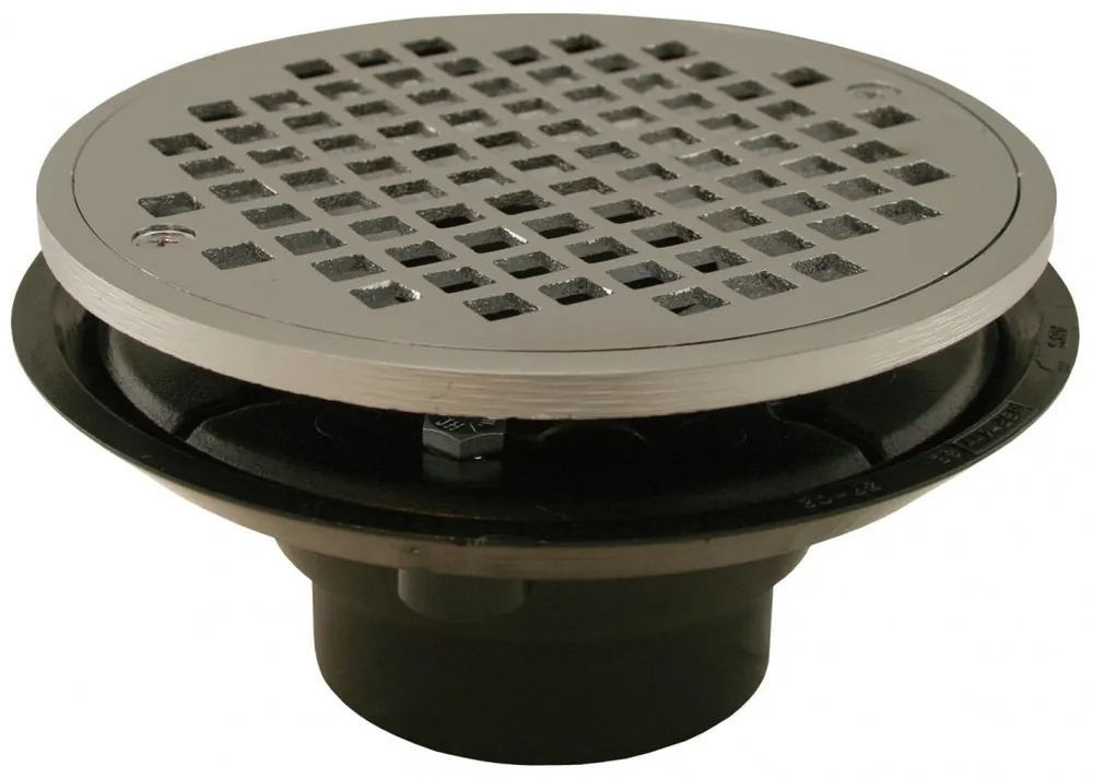 Jones Stephens D50830 2X3 ABS SHR Drain W/6 CP BRS STR & TP