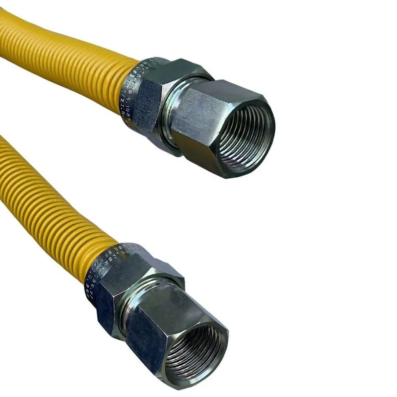Jones Stephens G71145 1/2 x 36 in. FIPS Gas Connector with Fitting in Yellow