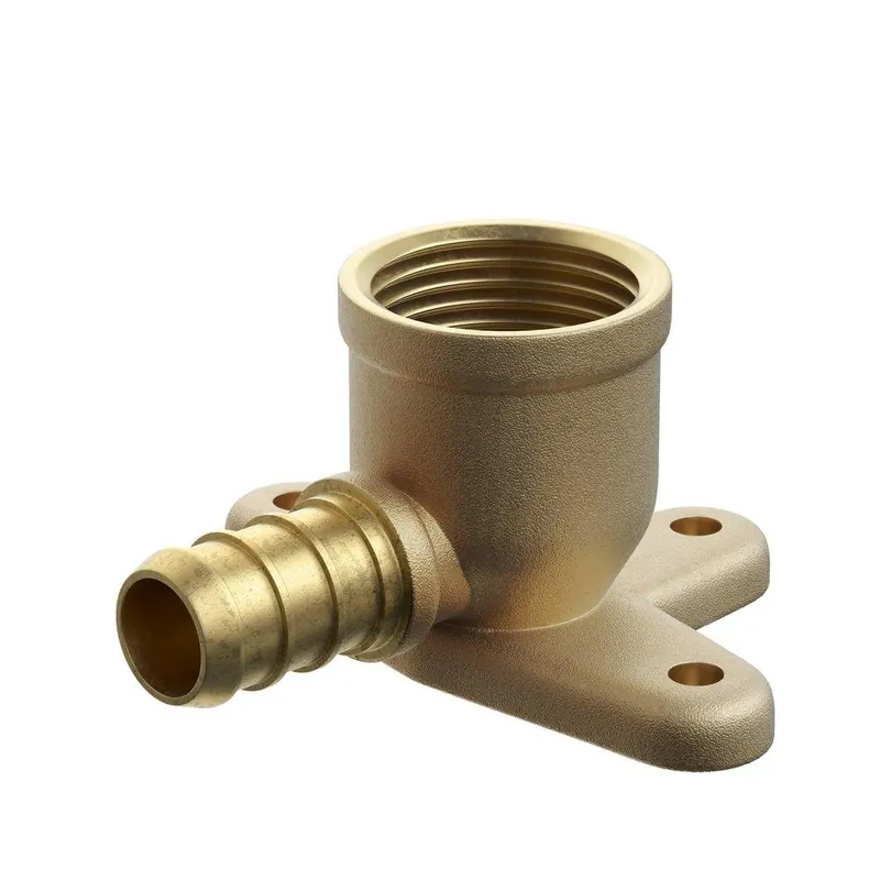 Jones Stephens C76079LF 1/2 in. Brass PEX Crimp x FPT 90 Drop Ear Elbow