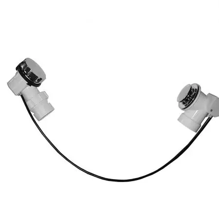 Jones Stephens P37550 CABLE DRIVE 1-1/2 PVC 27 FULL KIT CHROME