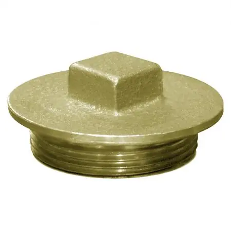 JONES STEPHENS CORP P55350 3 1/2 NEW ORLEANS CODE BRASS PLUG