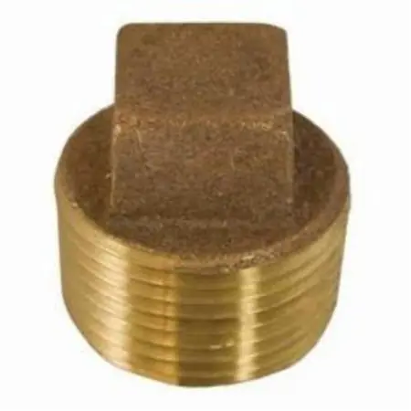 Jones Stephens B74286LF 1 Bronze Sq Head Cored Plug (Lead Free)