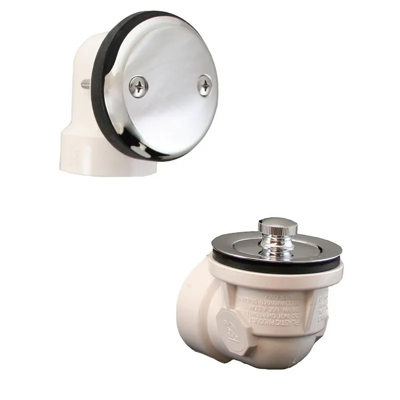 Jones Stephens B07152 PVC Lift & Turn Drain in Chrome Plated