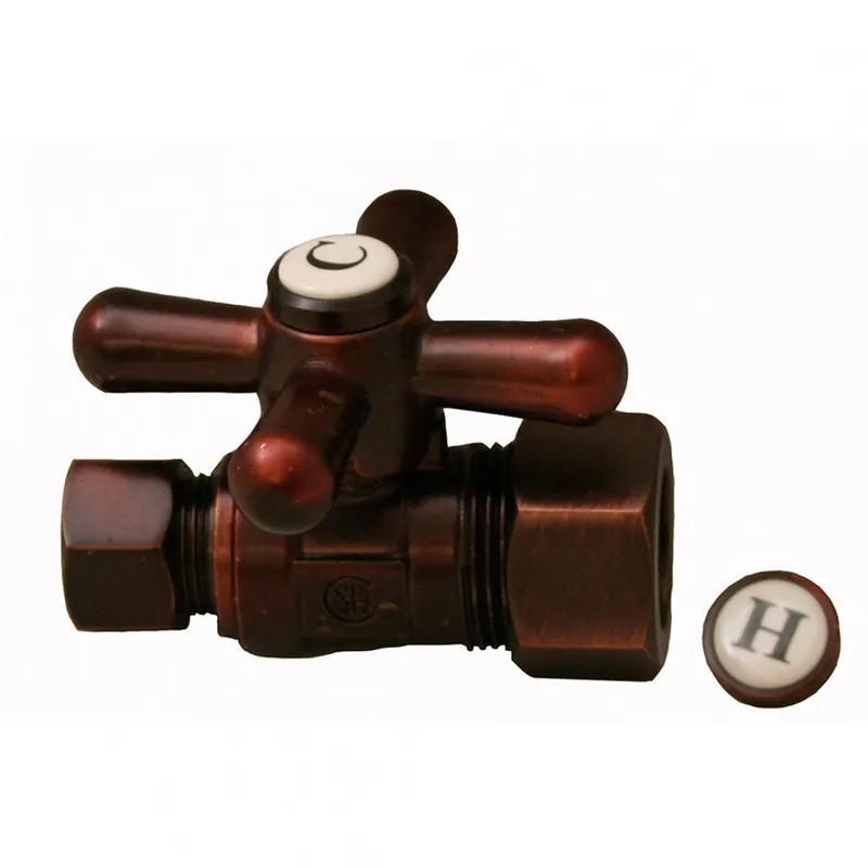 JONES STEPHENS S4303WB 5/8OD X 3/8OD X-HDL STR STOP OLD-WORLD-B