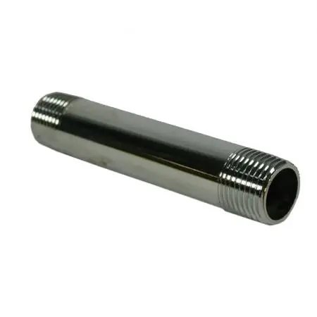 JONES STEPHENS N15550 3/8X5 1/2 CP BRASS NIPPLE